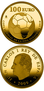 100 euro coin FIFA World Cup South Africa 2010 | Spain 2009
