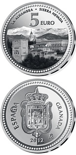 5 euro coin Granada | Spain 2012