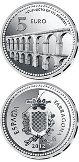 5 euro coin Tarragona | Spain 2012
