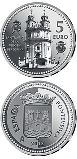 5 euro coin Pontevedra | Spain 2012