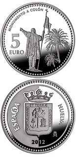 5 euro coin Huelva | Spain 2012