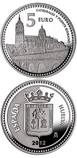 5 euro coin Salamanca | Spain 2012