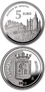 5 euro coin Segovia | Spain 2012