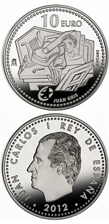 10 euro coin Juan Gris | Spain 2012