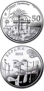 50 euro coin 5th Series Spanish Painters - Joan Miró | Spain 2012