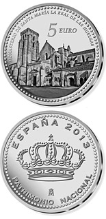 5 euro coin Monasterio de Santa María la Real de Las Huelgas | Spain 2014