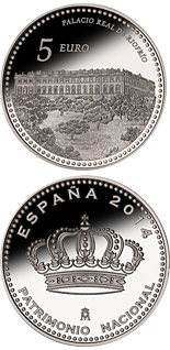 5 euro coin Royal Palace of Riofrío | Spain 2014