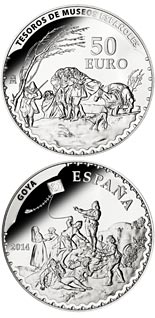 50 euro coin Goya | Spain 2014