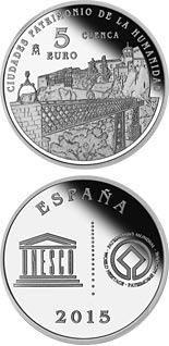 5 euro coin Cuenca | Spain 2015