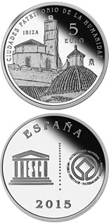 5 euro coin Ibiza | Spain 2015