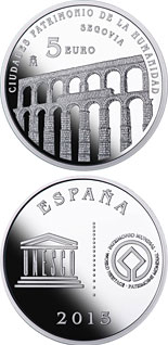 5 euro coin Segovia | Spain 2015
