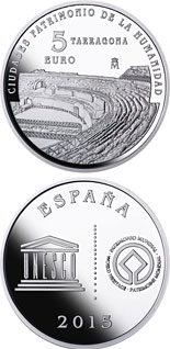 5 euro coin Tarragona | Spain 2015