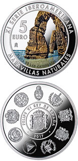 5 euro coin 11th Ibero-american Series | Spain 2017