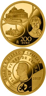 200 euro coin The Age of Iron and Glass | Spain 2017