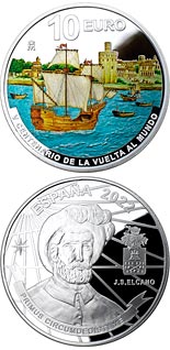 10 euro coin 5th Centenary of the Round the World Race | Spain 2022