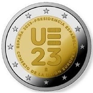 Image of 2 euro coin - Spanish Presidency of the Council of the EU 2023 | Spain 2023
