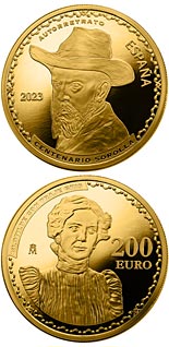 200 euro coin Centenary of the death of Joaquín Sorolla y Bastida | Spain 2023