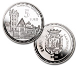 5 euro coin Santander | Spain 2010