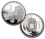 5 euro coin Almería | Spain 2010