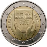 2 euro coin Spain & Disability: Protection, Rights and Inclusion | Spain 2026
