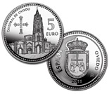 5 euro coin Oviedo  | Spain 2011
