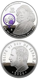 10 euro coin Almudena Grandes | Spain 2026