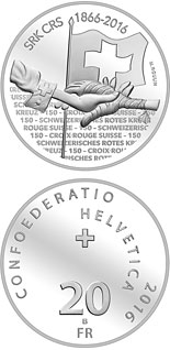 20 franc coin 150th Anniversary of the Swiss Red Cross | Switzerland 2016