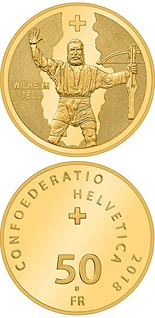 50 franc coin Wilhelm Tell | Switzerland 2018