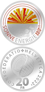 20 franc coin Solar energy | Switzerland 2022