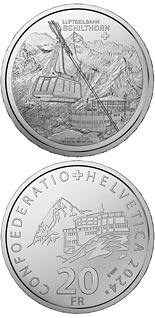 20 franc coin Aerial Cableway Schilthorn | Switzerland 2024