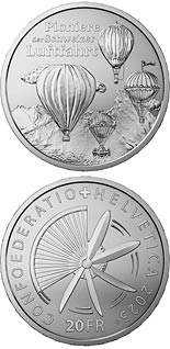 20 franc coin Swiss aviation | Switzerland 2025