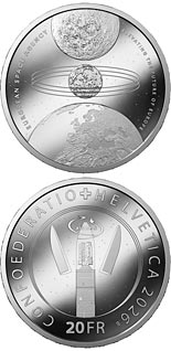 20 franc coin European Space Agency ESA | Switzerland 2026