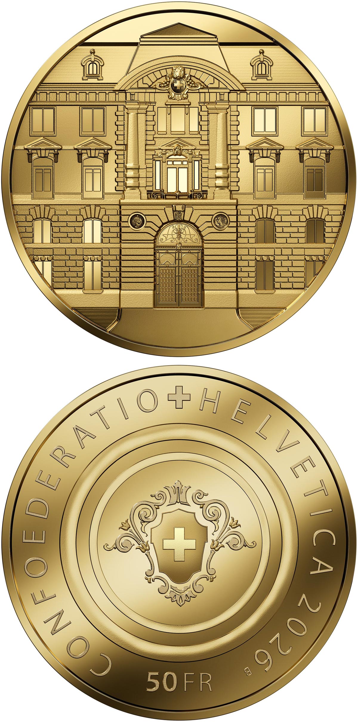 Image of 50 francs coin - 120 Years of the Swissmint building | Switzerland 2026