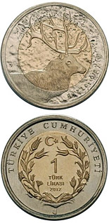 2 Lira coin Red deer | Turkey 2012