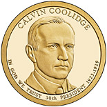 1 dollar coin Calvin Coolidge (1923-1929) | USA 2014