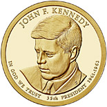 1 dollar coin John F. Kennedy (1961-1963) | USA 2015