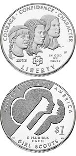 1 dollar coin Girl Scouts of the USA | USA 2013
