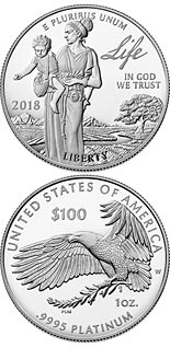 100 dollar coin The Life | USA 2018