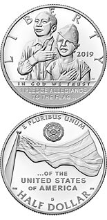 0.5 dollar coin American Legion 100th Anniversary | USA 2019