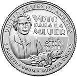 25 cents coin Adelina Otero-Warren | USA 2022