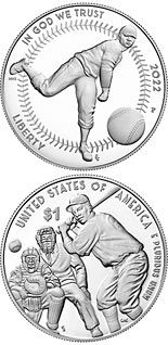 0.5 dollar coin Negro Leagues Baseball | USA 2022