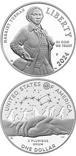1 dollar coin Harriet Tubman Bicentennial | USA 2024