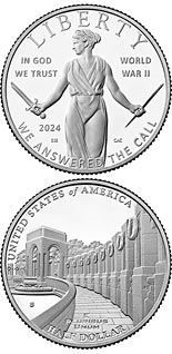 0.5 dollar coin Greatest Generation | USA 2024