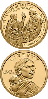 1 dollar coin Polly Cooper | USA 2026