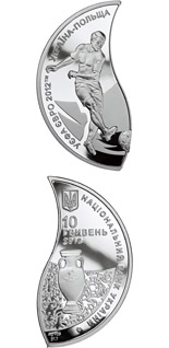 10 hryvnia  coin UEFA EURO 2012 | Ukraine 2012