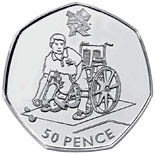 50 pence coin Boccia | United Kingdom 2011