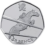 50 pence coin Equestrian | United Kingdom 2011