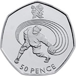 50 pence coin Goalball | United Kingdom 2011