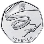 50 pence coin Gymnastics | United Kingdom 2011