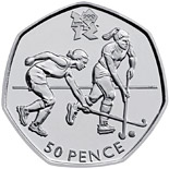 50 pence coin Hockey | United Kingdom 2011